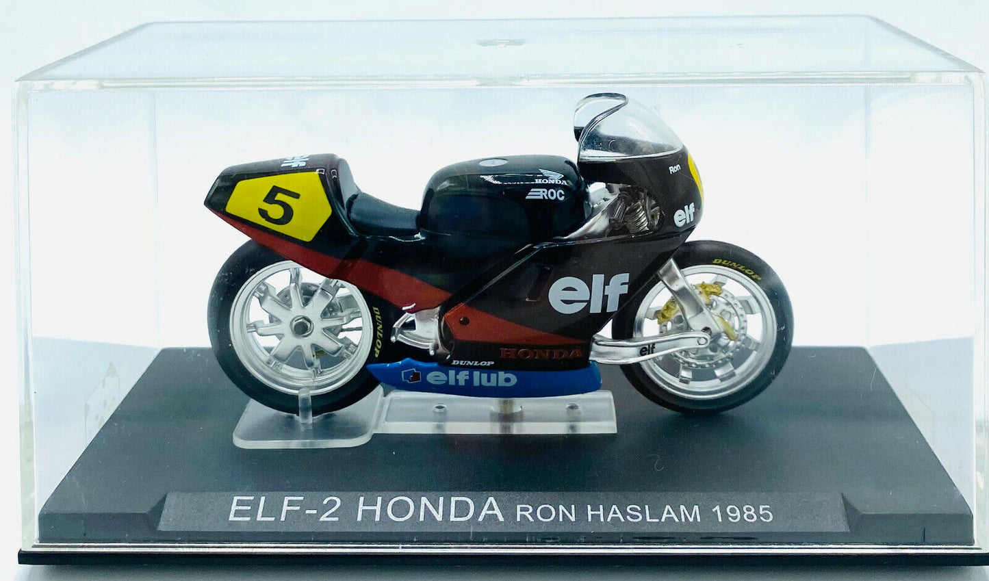 EBOND Modellino ELF-2 Honda Ron Haslam - 1985 - Die Cast - 1:24 - 0173