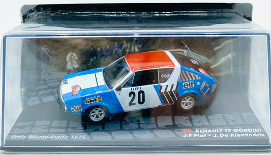 EBOND Reanult 17 Gordini J.F.Piot J.De Alexandris Rally Monte carlo - 1:43 0187