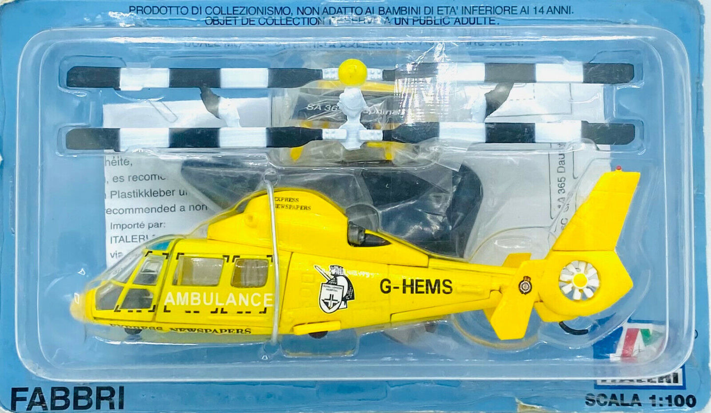 EBOND Elicottero Ambulanza SA 365 Dauphine - Fabbri - 1:100 - 0258