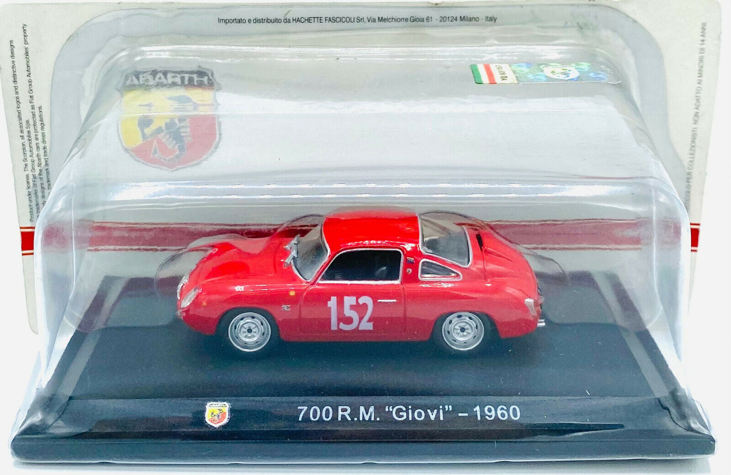 EBOND Modellino Abarth 700 R. M. - Giovi - 1960 - Die Cast - 1:43 - 0165