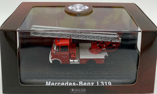 EBOND Modellino Mercedes Benz L319 - Camion pompieri - Atlas Edit - 1:72 - 0148