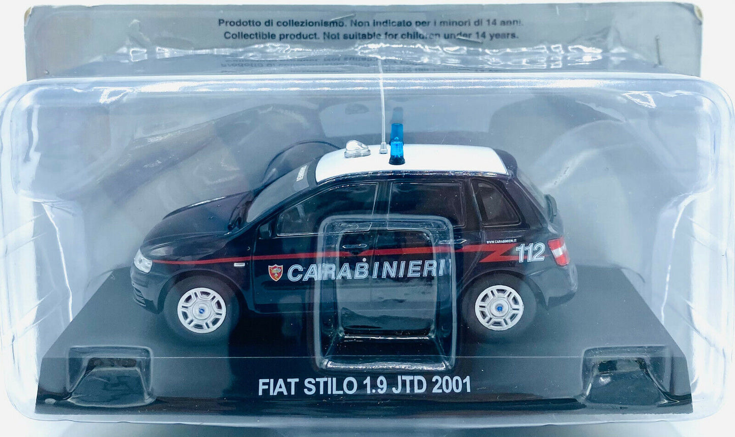 EBOND Modellino Fiat Stilo 1.9 JTD - 2001 - Carabinieri - Die cast - 1:43 - 0184