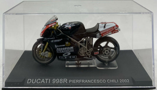 EBOND Modellino Ducati 998R Pierfrancesco Chili - 2002 - Die Cast - 1:24 - 0154