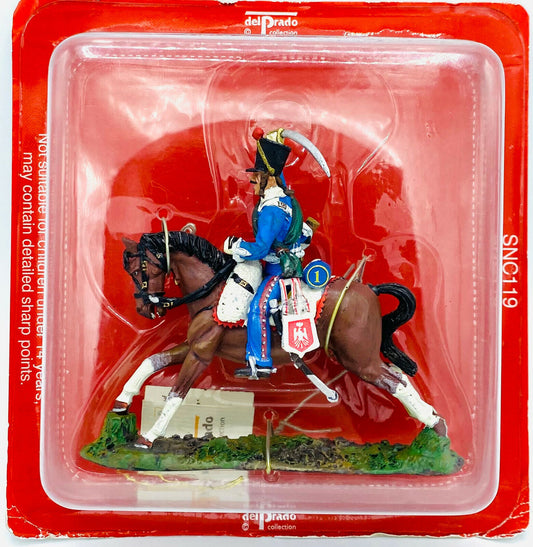 EBOND Soldatino In Piombo Trooper French Hussars 1813 - DelPrado - 0218