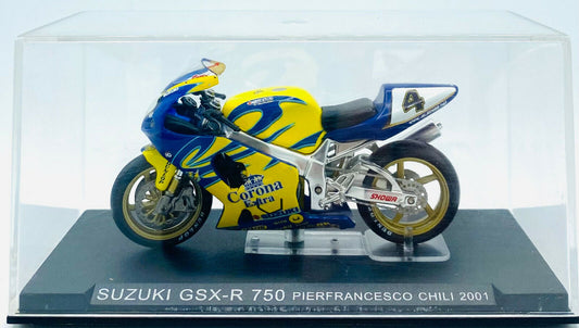 EBOND Suzuki GSX - R 750 pierfrancesco Chili - 2001 - Die cast - 1:24 - 0209