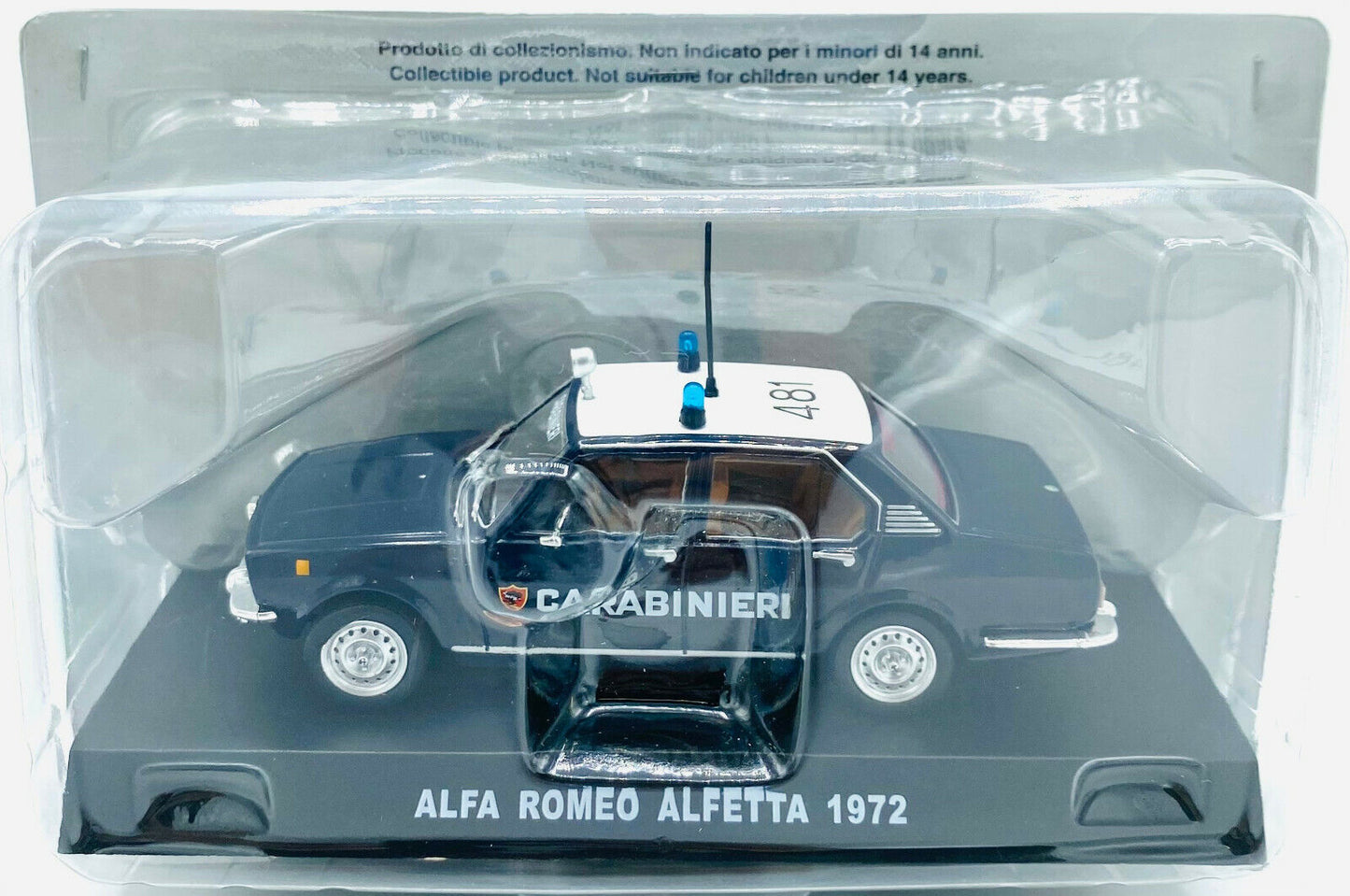 EBOND Modellino Alfa Romeo Alfetta - 1972 - Carabinieri - Die cast - 1:43 - 0182