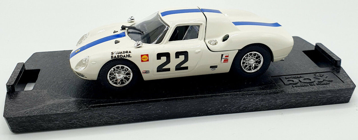 EBOND Modellino Ferrari 250 LM 1964 Monza 66 - Model Box 8437 1:43 S032.