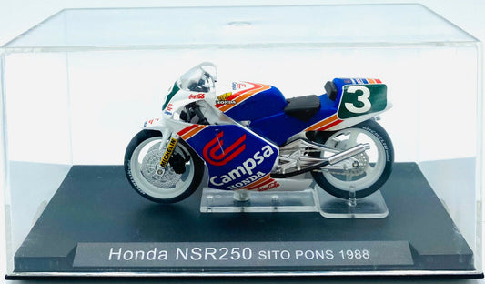 EBOND Modellino Honda NSR250 Sito Pons - 1988 - Die Cast - 1:24 - 0173