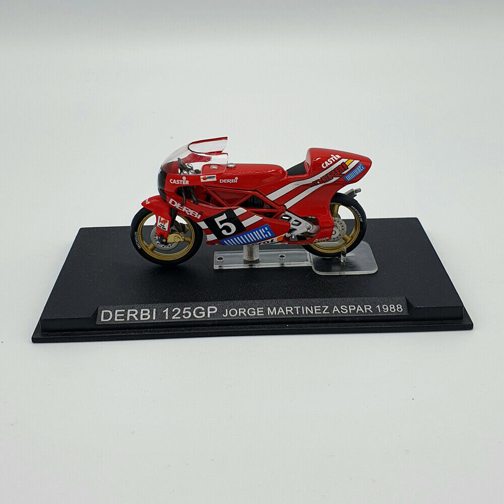 EBOND Modellino Derbi 125GP Jorge Martinez Aspar 1988 Scala 1:24 S002.