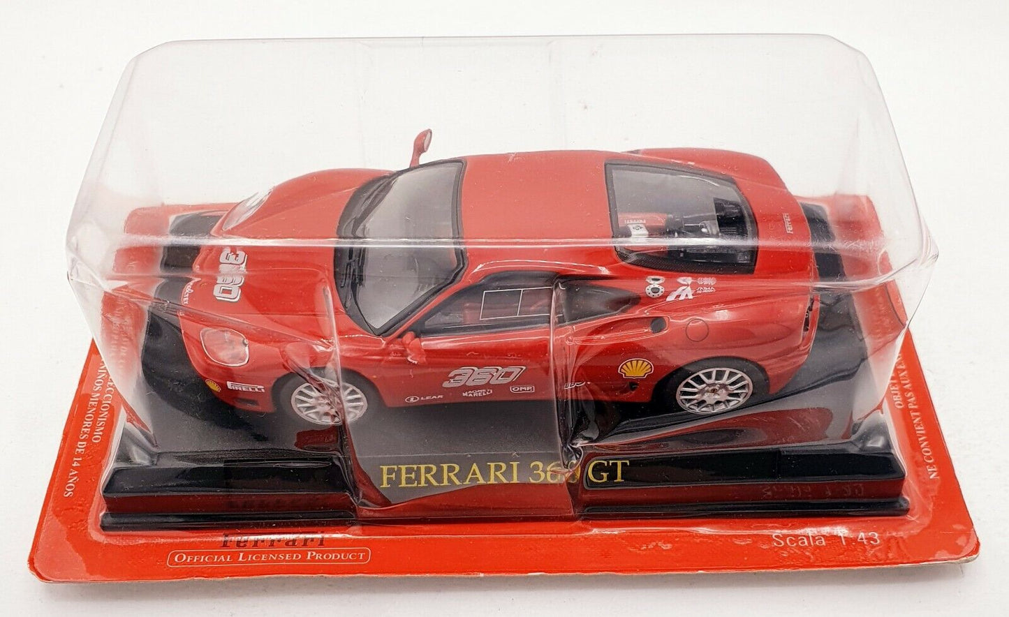 EBOND Modellino Ferrari 360 GT - Die cast - 1:43 - 0109.