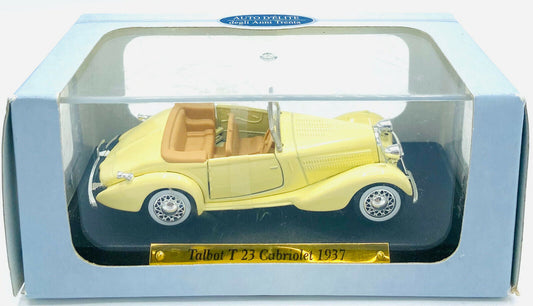 EBOND Auto D' Elite - Talbot T 23 Cabriolet - 1937 - Die cast - 1:43 - 0192
