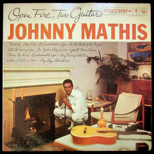 EBOND Johnny Mathis Open Fire Two Guitars Vinile V062050