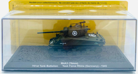 EBOND Carroarmato M4A3 76mm 761st Tank Battalion Task Force Rhine 1945 1:72 0209