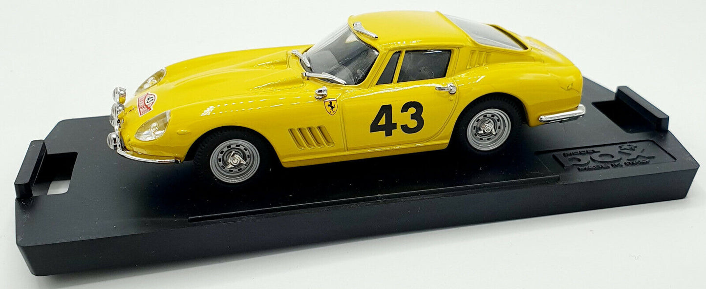 EBOND Modellino Ferrari 275 GTB4 Rally M. Carlo 66 - Model Box 8429 1:43 S032.