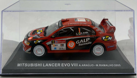EBOND Mitsubishi Lancer VIII A.Araujo M.Ramalho 2005 - Die Cast - 1:43 - 0147