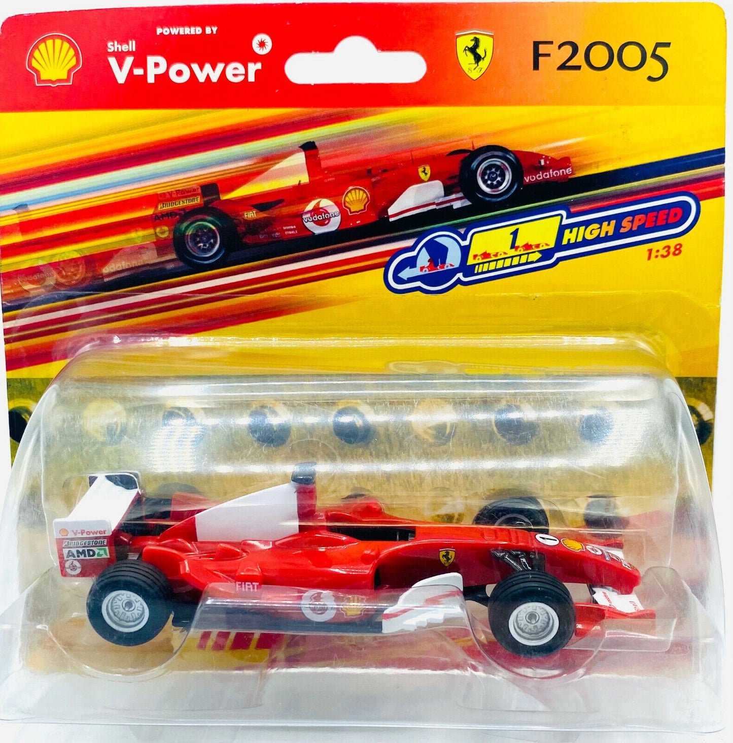 EBOND Modellino Ferrari F 2005 - Shell V Power - 1:38 - 0249