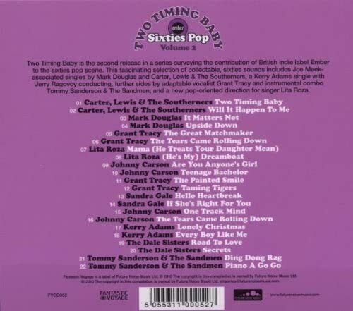 EBOND Various ‎- Two Timing Baby (ember Sixties Pop Volume 2 1961-1962)5020 CD CDS001526