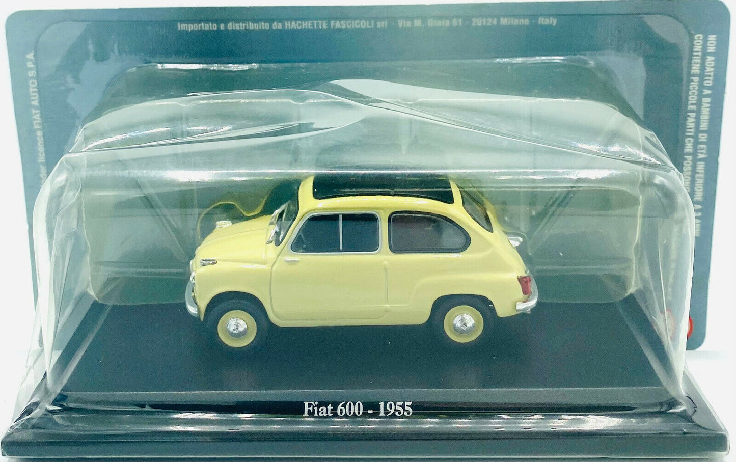 EBOND Modellino Fiat 600 - 1955 - Hachette - 1:43 - 0255