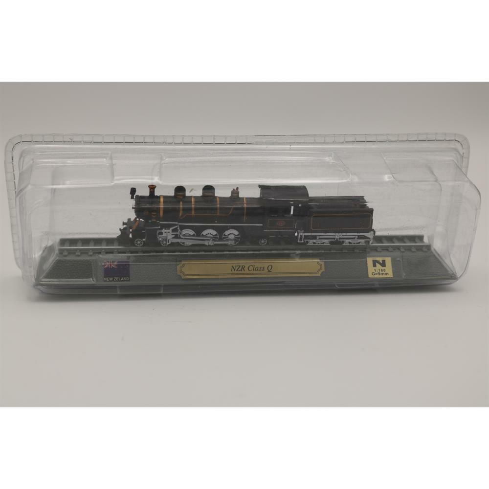 EBOND Modellino Statico Locomotiva NZR Class Q New Zeland Scala N 1:160 DelPrado- S001