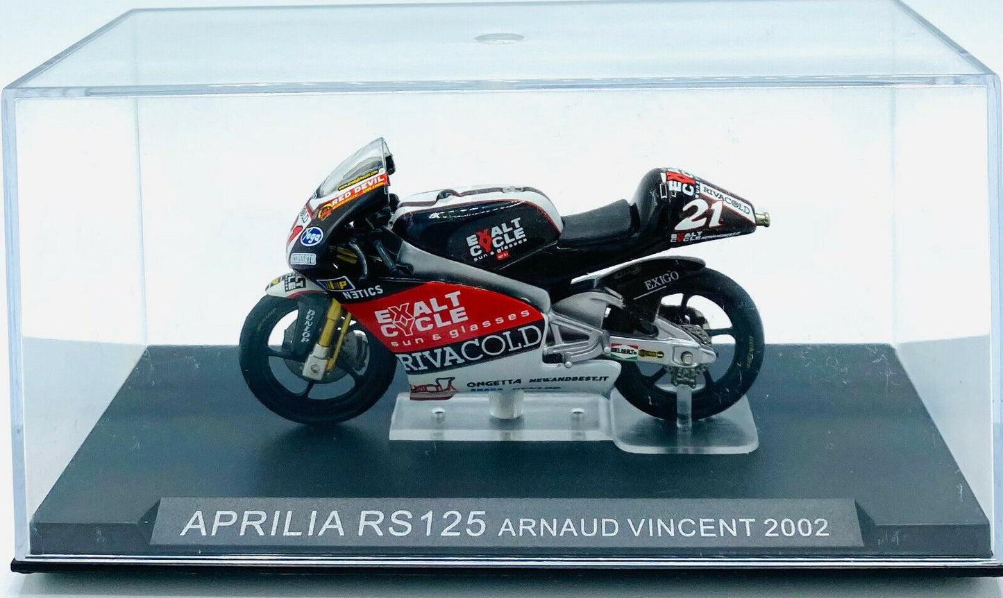 EBOND Modellino Aprilia RS 125 Arnaud Vincent - 2002 - Die Cast - 1:24 - 0173