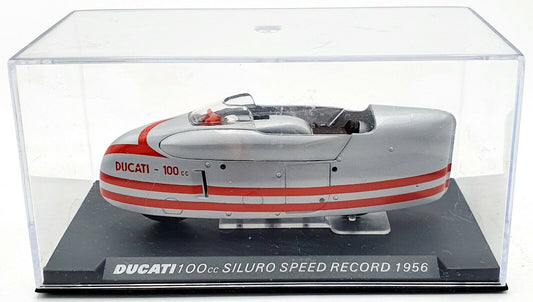 EBOND Modellino Ducati 100cc Siluro Speed Record 1956 - 1:24 - 0137.