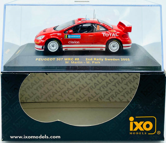 EBOND Peugeot 307 WRC #8 2nd Rally Sweden 2005 - M.Martin M.Park - 1:43 - 0157