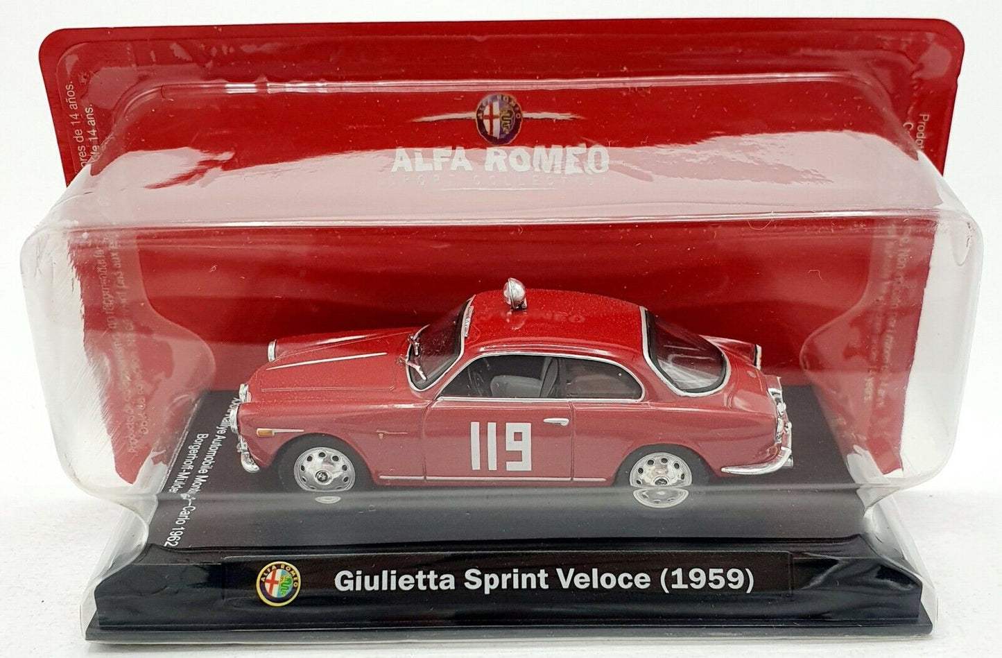 EBOND Alfa Romeo Giulietta Sprint Veloce - 1959 - Die cast - 0100.