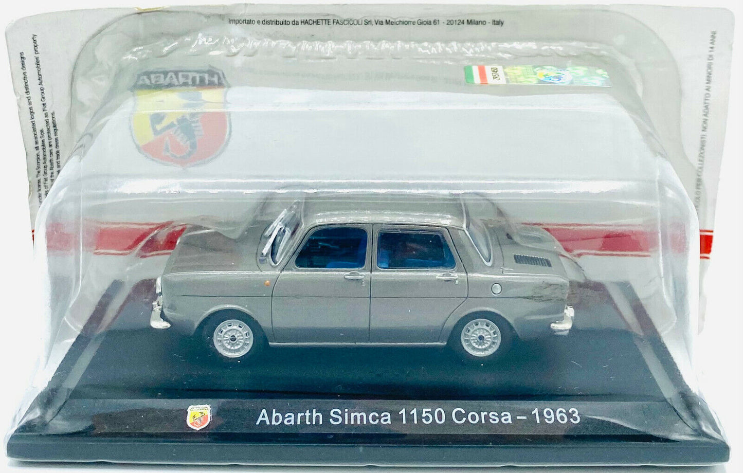 EBOND Modellino Abarth Simca 1150 Corsa - 1963 - Die Cast - 1:43 - 0165