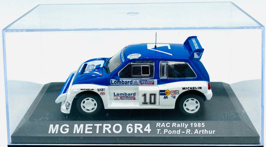 EBOND MG METRO 6R4 Rac Rally 1985 - T.Pond R.Arthur - Die Cast - 1:43 - 0201