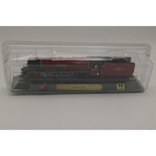 EBOND Modellino Statico Locomotiva Duchess Class UK Scala N 1:160 Del Prado - S003