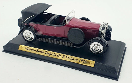 EBOND Modellino Hispano - Suiza Torpedo H6 B Victoria - 1926 - Solido - 1:43 S033