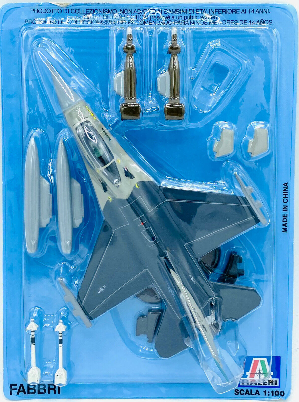 EBOND Aerei Militari General Dynamics F16 Falcon - Fabbri - 1:100 - 0230