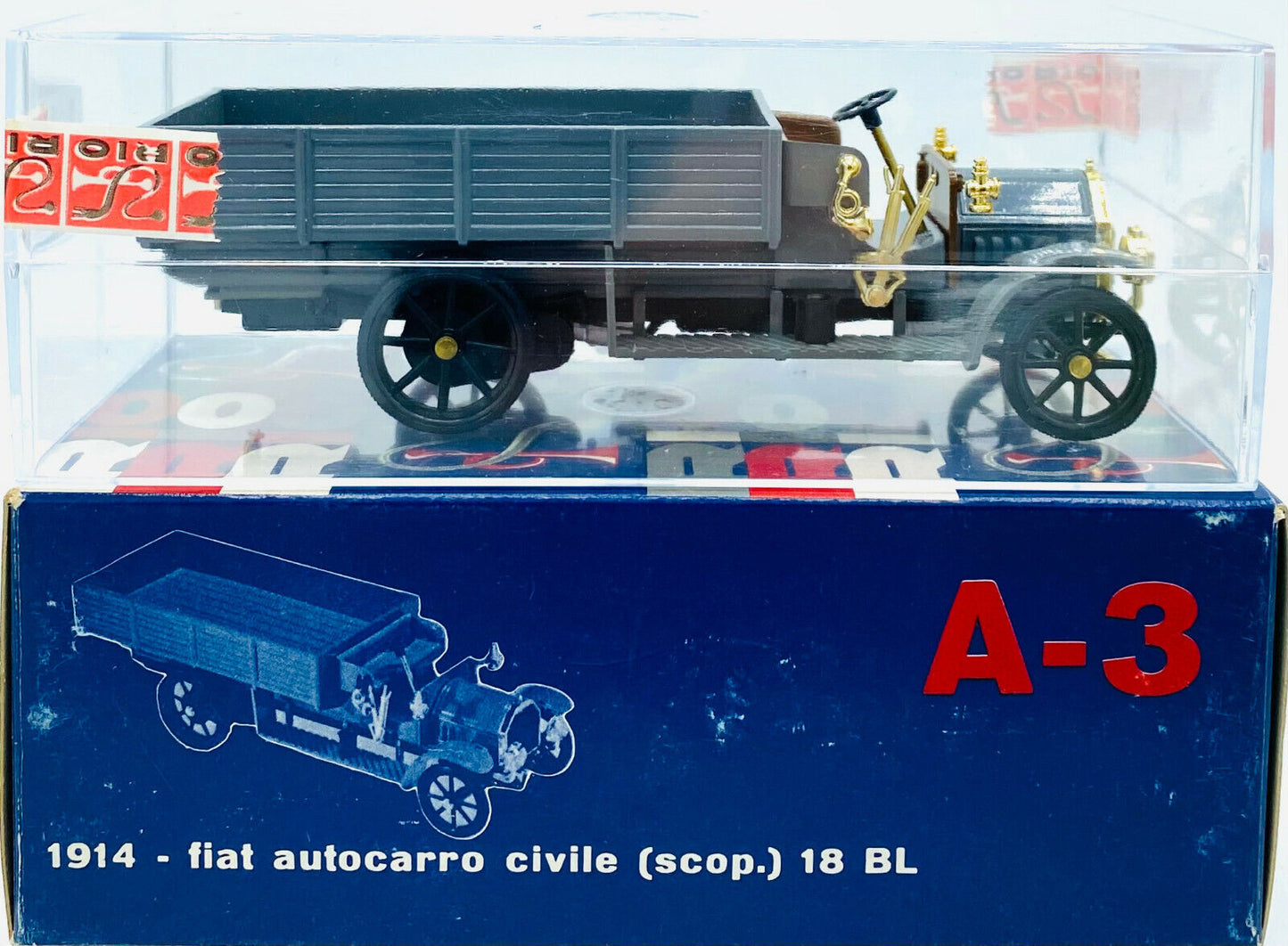 EBOND Fiat Autocarro Civile Scop. 18 BL - 1914 - Cod. A-3 - Rio 1:43 - 0270