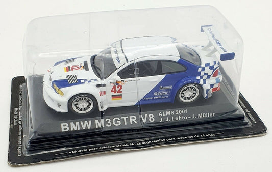 EBOND B M W M 3 GTR V8 ALMS 2001 J.J.Lehto - J.Muller - Die cast - 1:43 S031.