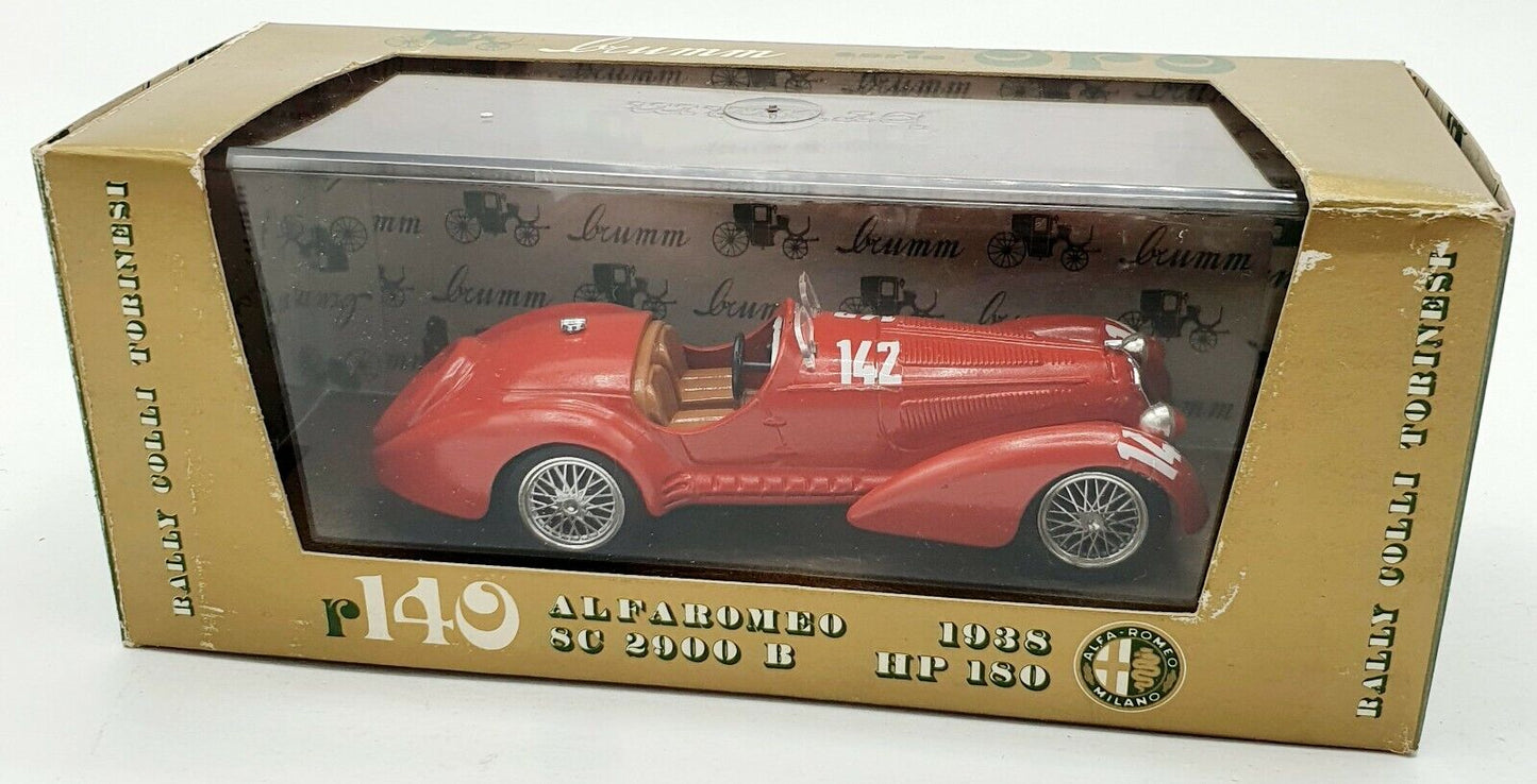 EBOND Modellino Alfaromeo-1938 - SC 2900 B - HP180 - R140 - BRUMM - 1:43-S035.