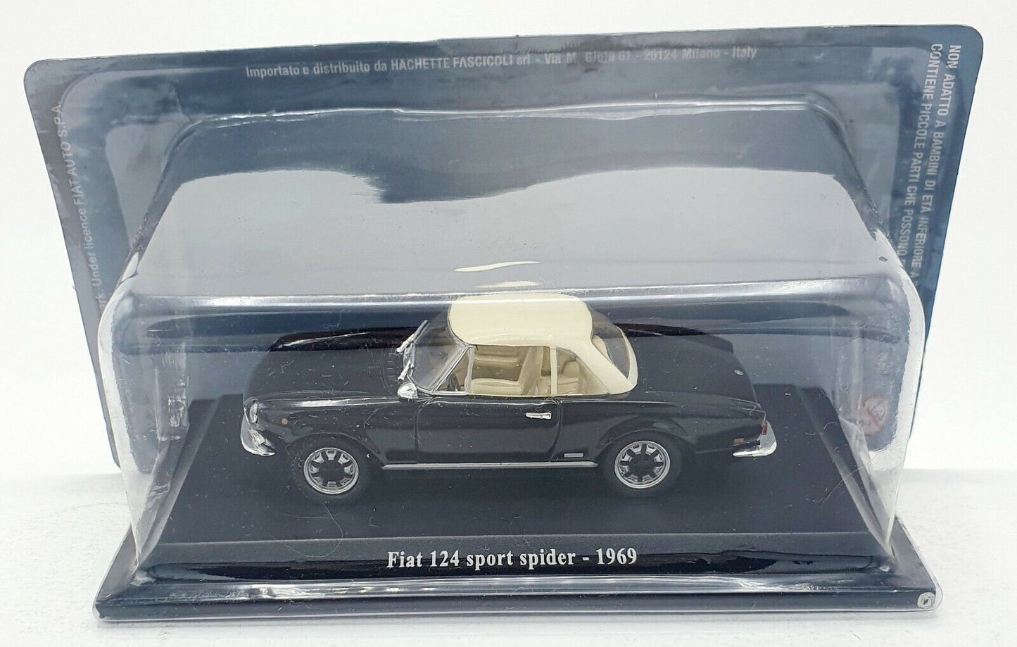 EBOND Modellino Fiat 124 sport spider - 1969 - Die cast - Scala 1:43 - 0075.