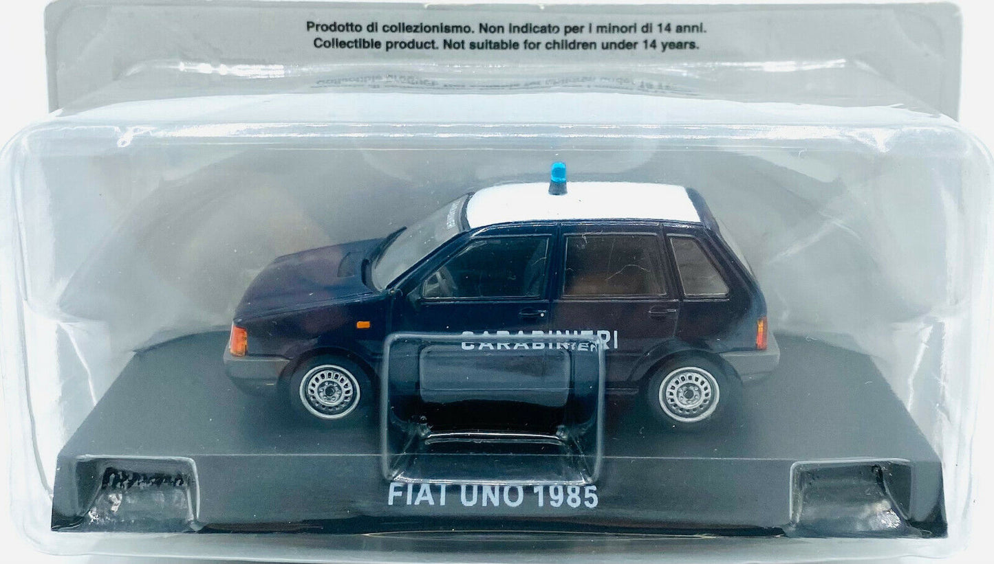 EBOND Modellino Fiat Uno - 1985 - Carabinieri - Die cast - 1:43 - 0181