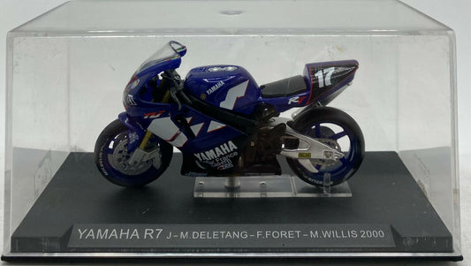 EBOND Yamaha R7 J-M.Deletang F.Foret M.Willis - 2000 - Die Cast - 1:24 - 0154