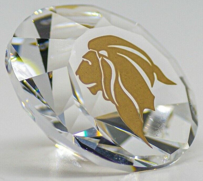Swarovski 5135902 SCS Figura Testa di Leone - 4,2 cm. - 0112.