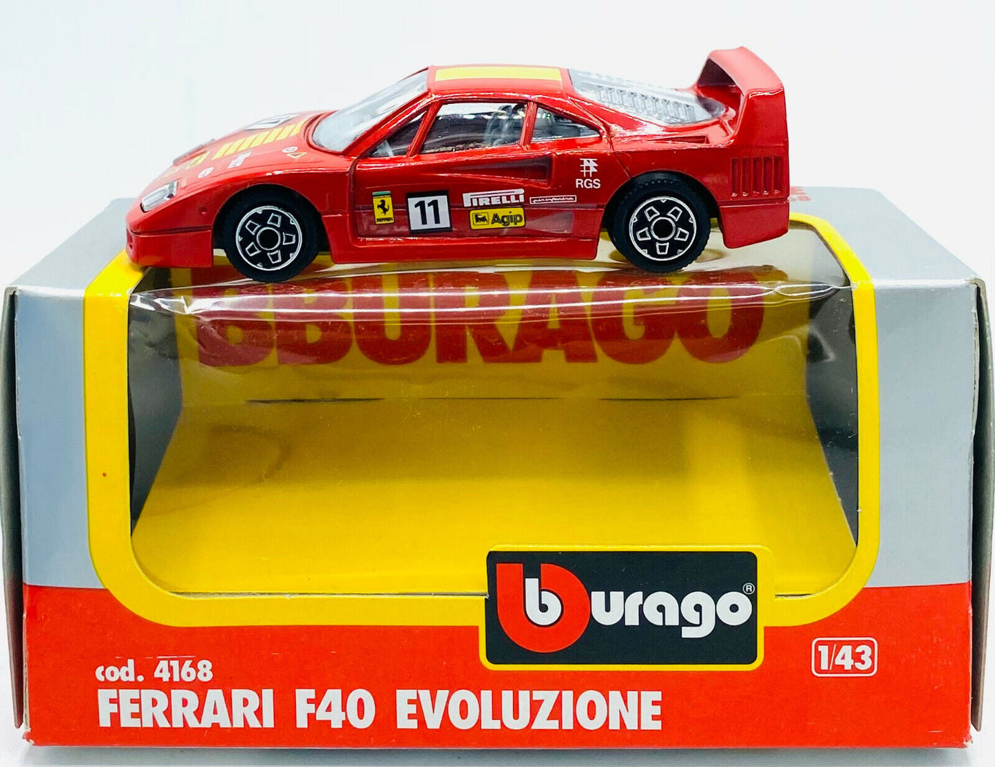 EBOND Modellino Ferrari F40 Evoluzione Cod. 4168 - Bburago - 1:43 - 0247