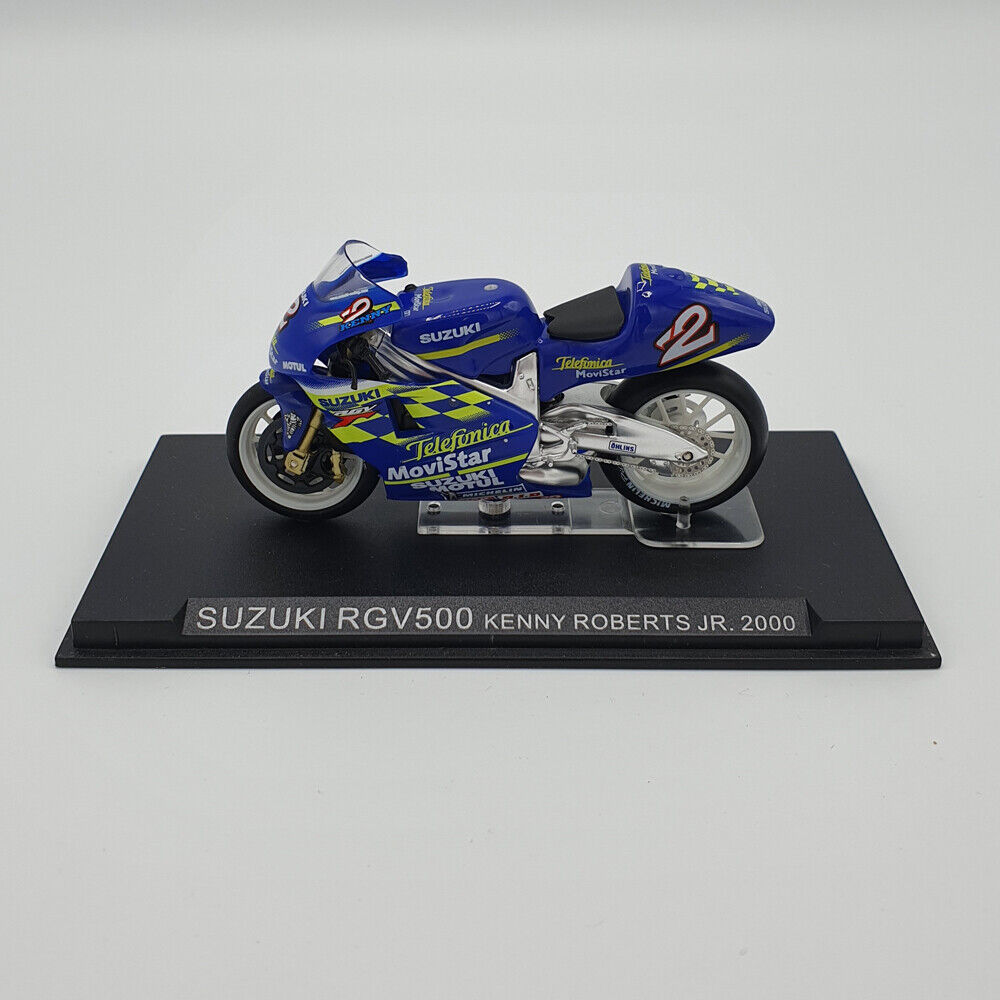 EBOND Modellino Suzuki RGV 500 Kenny Roberts JR. 2000 Scala 1:24 S002.