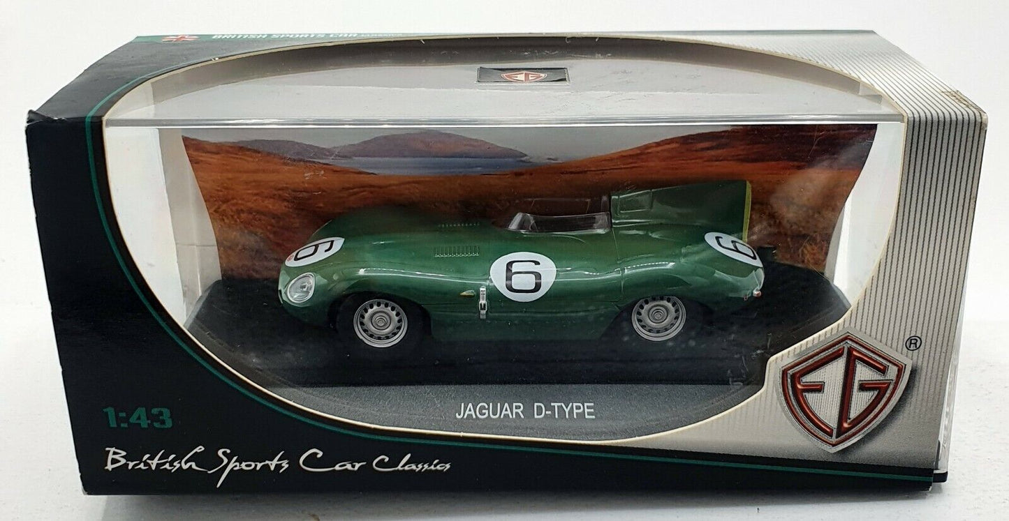 EBOND Modellino Jaguar D-Type - Edison Giocattoli - verde - 1:43 - 0085.