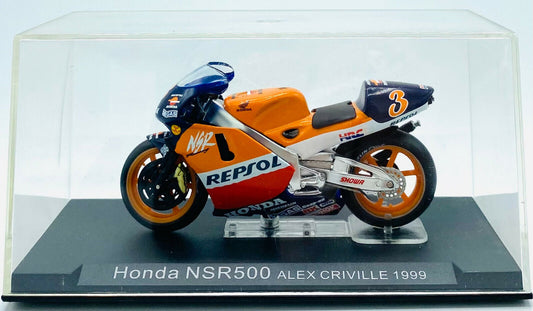 EBOND Modellino Moto Honda NSR500 Alex Criville - 1999 - 1:24 - 0272