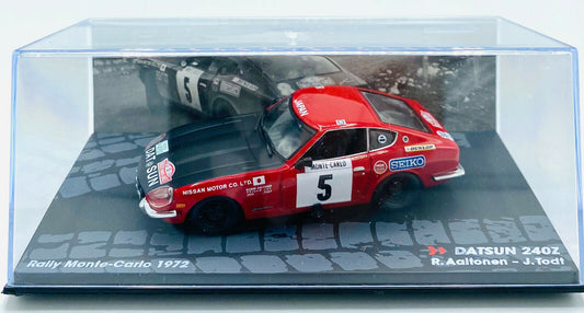 EBOND Datsun 240Z Rally Monte Carlo R.Aaltonen J.Todt - Die Cast - 1:43 - 0208