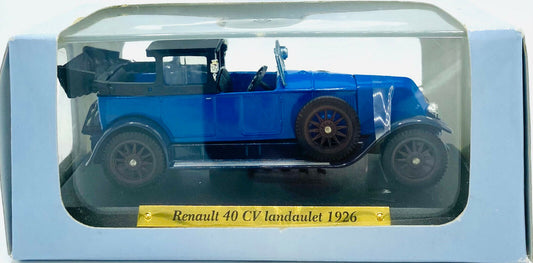 EBOND Auto D' Elite - Renault 40 Cv Landaulet - 1926 - Die cast - 1:43 - 0191