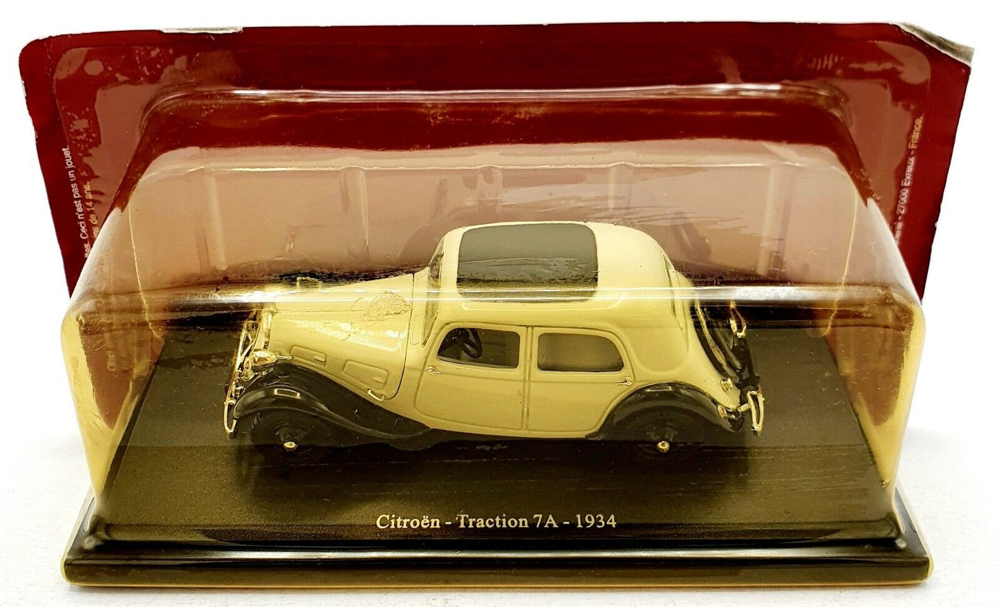 EBOND Modellino Citroen -Traction 7A - 1934 - bianco - Die cast - 1:43 - 0090.