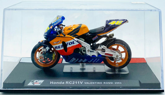 EBOND Modellino Moto Honda RC211V Valentino Rossi - 2003 - 1:24 - 0271