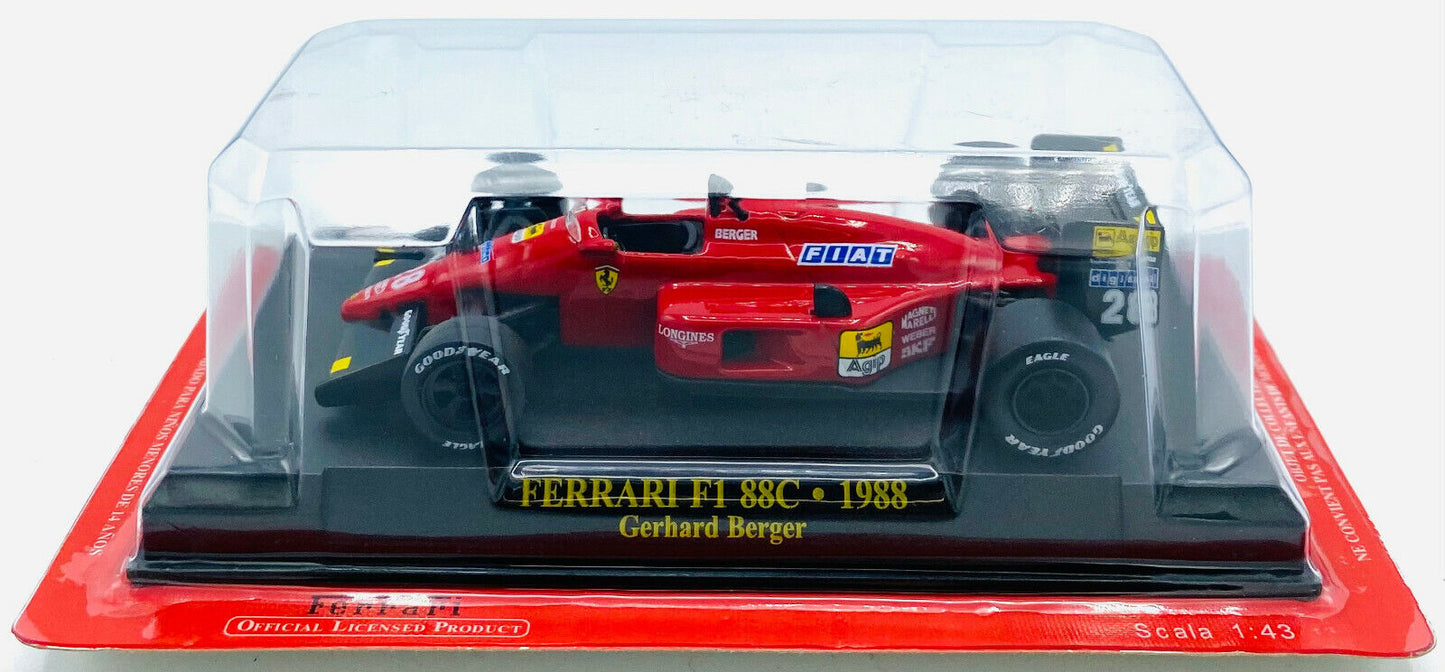 EBOND Modellino F1 Ferrari F1 88C - 1988 Gerhard Berger - Die Cast - 1:43 - 0211