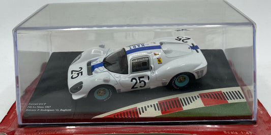 EBOND Modellino Ferrari 412 P-24H Le Mans 1967 P.Rodriguez/G.Baghetti-1:43-0138.