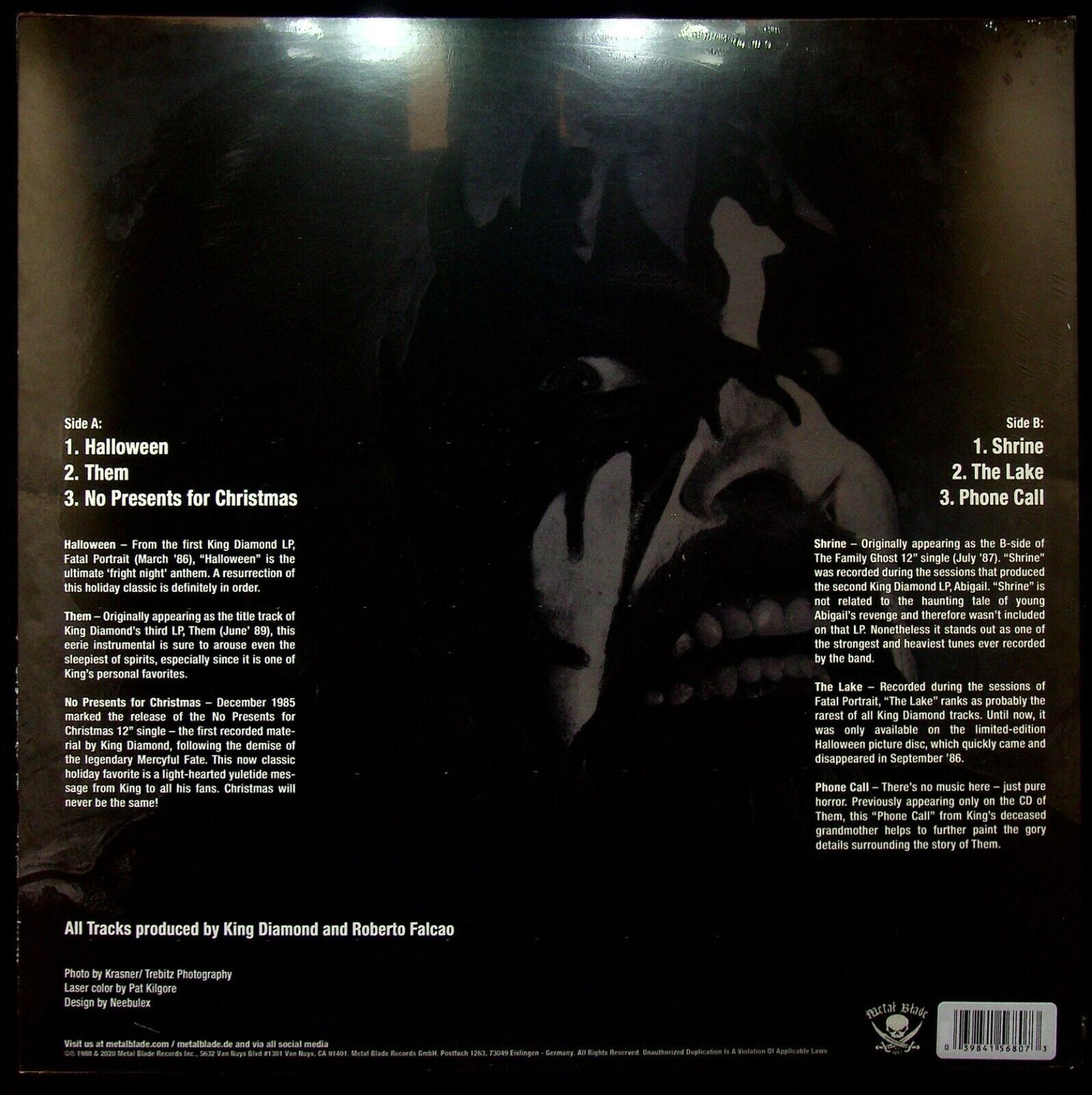 EBOND King Diamond - The Dark SidesRed Orange White Marbled Vinile V058095